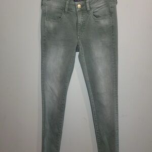 American Eagle Outfitters Women's Gray Skinny Jeans